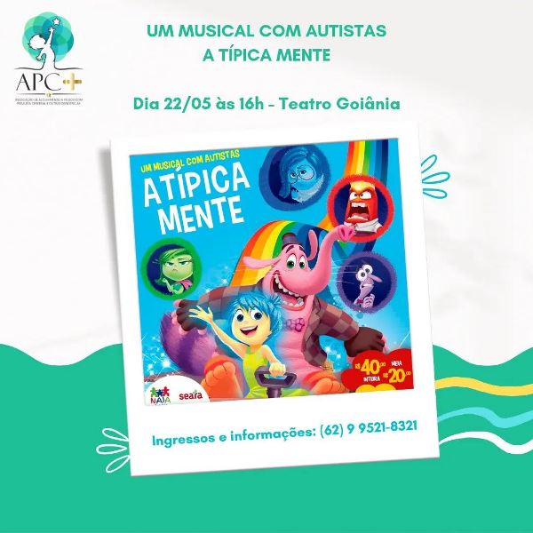 ATÍPICA MENTE – Um Musical com Autistas no Teatro Goiânia