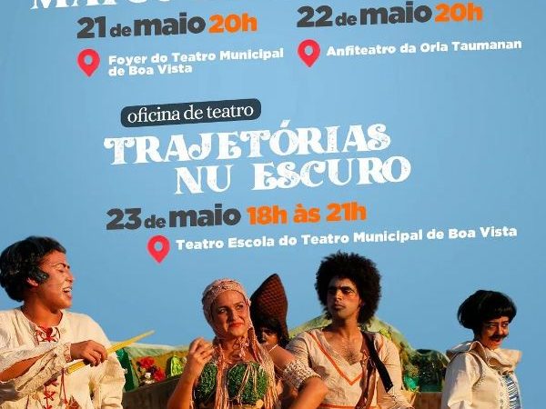 Teatro Nu Escuro viaja a Roraima para oficina e apresentações de “O Cabra Que Matou As Cabras”