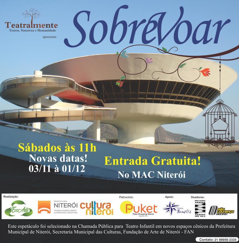 “Sobrevoar” do Grupo Teatralmente no MAC – Museu de Arte Contemporânea