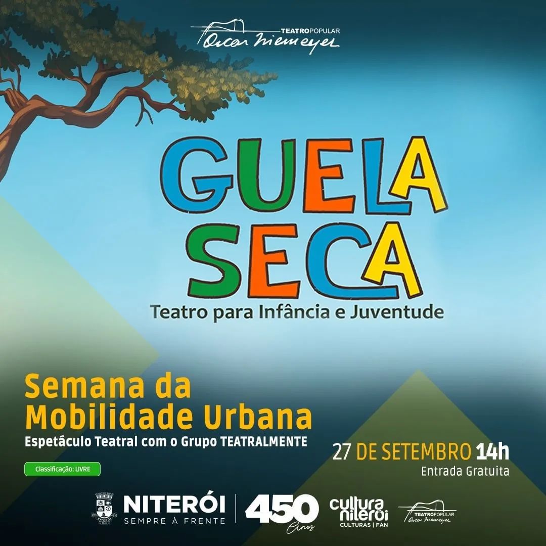 Teatralmente apresentará “Guela Seca” no Teatro Popular Oscar Niemeyer com entrada gratuita